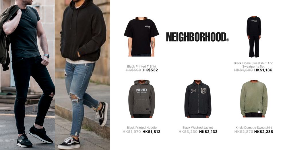 NEIGHBORHOOD MEN CLOTHING | Goxip