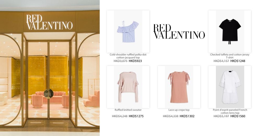 RED VALENTINO TOPS | Goxip