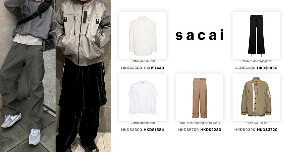 SACAI MEN CLOTHING | Goxip