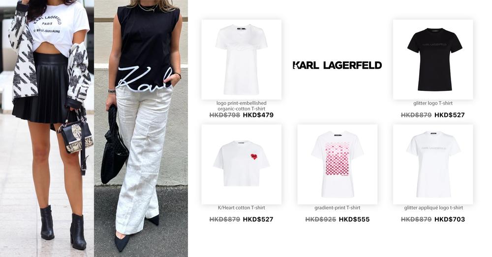 KARL LAGERFELD WOMEN T-SHIRT | Goxip