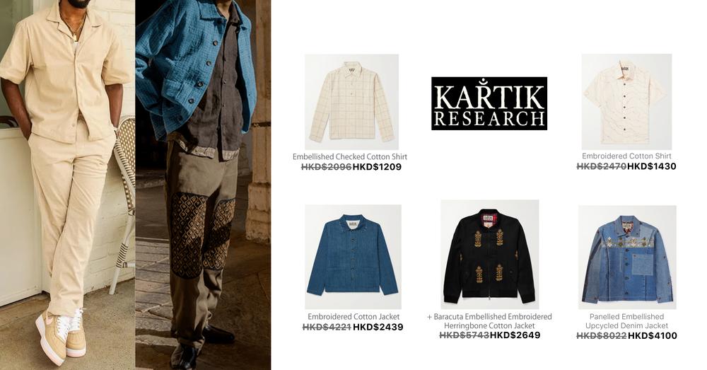 KARTIK RESEARCH CLOTHING | Goxip