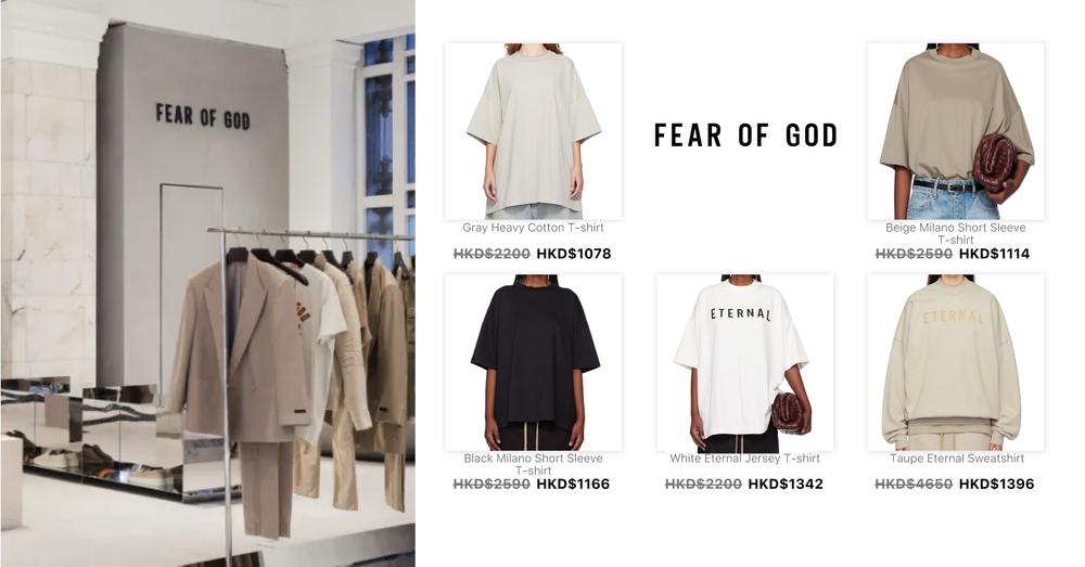 FEAR OF GOD 女裝上衣 | Goxip